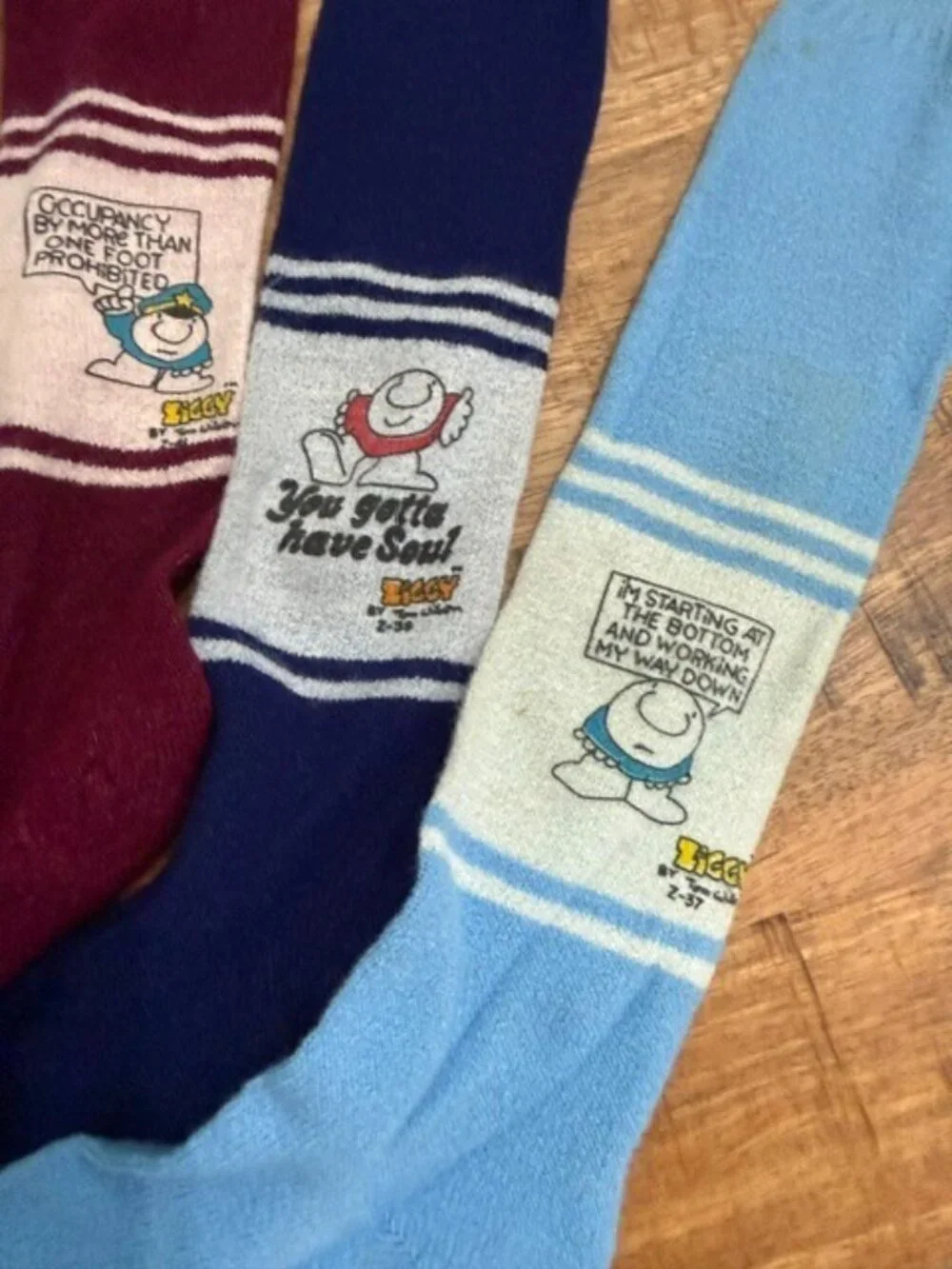 VTG 80s Ziggy Tom Wilson Sample Set NOS Mis Matched Heathered 7 pc 7 8 9 Rare